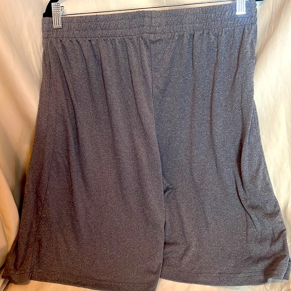 University of Michigan Grey Nylon XL Shorts with Pockets; Elasticized Waist - Picture 4 of 9
